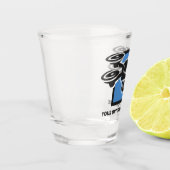 文字カスタムドローン ショットグラス (左)