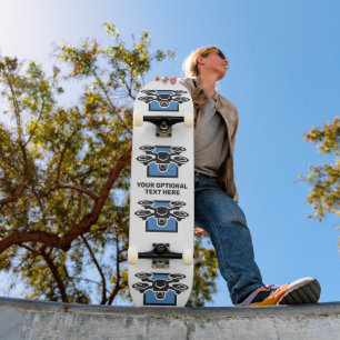 文字カスタムドローン スケートボード