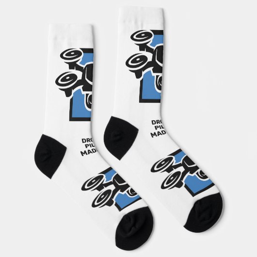 文字カスタムドローン ソックス (右)