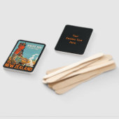 文字カスタムニュージーランドヴィンテージ旅行ファンセット ハンドファン (組立なし)