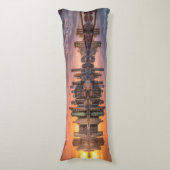 文字カスタムニューヨークシティスカイライン ボディピロー (正面縦)