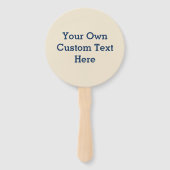 文字カスタムニューヨークシティハンドファン ハンドファン (裏面)