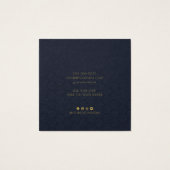 文字カスタムネックレスイヤリングディスプレイカード (裏面)