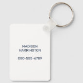 文字カスタムノルウェーのトロール キーホルダー (裏面)