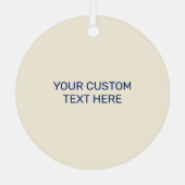 文字カスタムノルウェーのトロール メタルオーナメント (裏面)