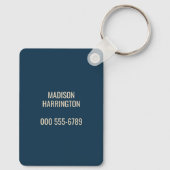 文字カスタムノルウェー キーホルダー (裏面)