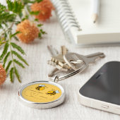 文字カスタムハッピーラブビーツ キーホルダー (側面)