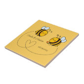 文字カスタムハッピーラブビーツ タイル (側面)