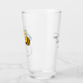 文字カスタムハッピーラブビーツ タンブラーグラス (左)