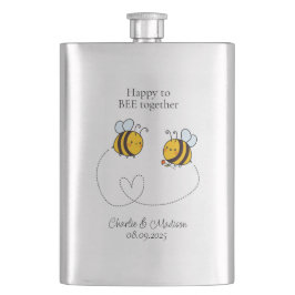 文字カスタムハッピーラブビーツ フラスク