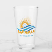 文字カスタムバハマ タンブラーグラス (正面)