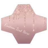 文字カスタムバラ金ゴールド赤面グリッターサッカーボール サッカーボール (フラット)