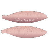 文字カスタムバラ金ゴールド赤面グリッタースパークルドリップ バスケットボール (パネル)