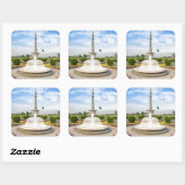 文字カスタムパキスタン スクエアシール (シート)