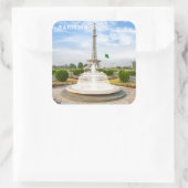 文字カスタムパキスタン スクエアシール (バッグ)