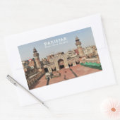 文字カスタムパキスタン 長方形シール (封筒)