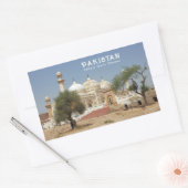 文字カスタムパキスタン 長方形シール (封筒)