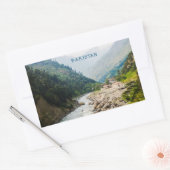 文字カスタムパキスタン 長方形シール (封筒)