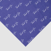 文字カスタムパターンサンキューブルー 薄葉紙 (詳細)