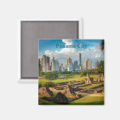 文字カスタムパナマシティ マグネット (正面/裏面)