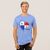 文字カスタムパナマラブ トライブレンドＴシャツ (正面全面)