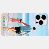 文字カスタムパパプレゼント付き家族の写真 Case-Mate iPhoneケース (裏面 (横))