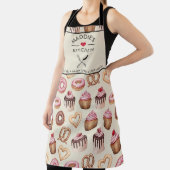 文字カスタムパンのベーカー模様 エプロン (インサイチュ)