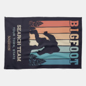 文字カスタムビグフット キッチンタオル (横)