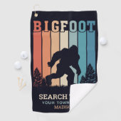 文字カスタムビグフット ゴルフタオル (インサイチュ)