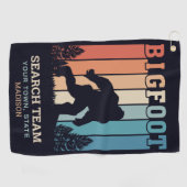 文字カスタムビグフット ゴルフタオル (横)