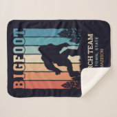 文字カスタムビグフット シェルパブランケット (正面(横))