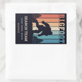 文字カスタムビグフット 長方形シール (バッグ)