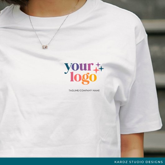 文字カスタムビジネス促進ロゴTシャツ Tシャツ