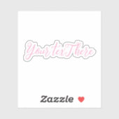 文字カスタムビニルデカール – 独自のデカールを構築 シール (シート)