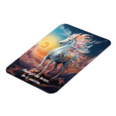 文字カスタムビューティフルユニコーン マグネット (左側)