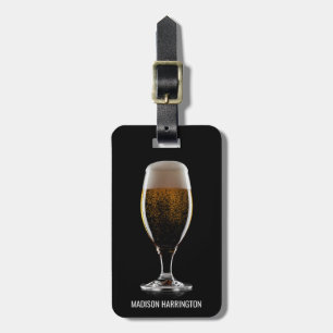 文字カスタムビール ラゲッジタグ