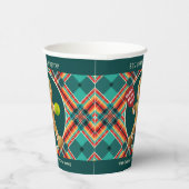 文字カスタムピックボールジンガーブレッドチーズ 紙コップ (右)