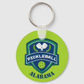 文字カスタムピックボール両面 キーホルダー (正面)