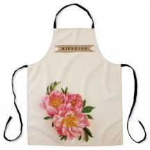 文字カスタムピンクフローラブーケクラフトリボン