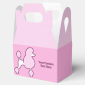 文字カスタムピンクプードル フェイバーボックス (オープン)