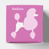 文字カスタムピンクプードル フェイバーボックス (上部)