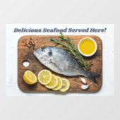 文字カスタムフィッシュドラド ウィンドウサイン (シート)