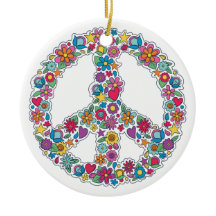 文字カスタムフラワーピースサイン