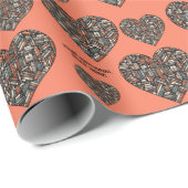 文字カスタムブックラバーズ ラッピングペーパー (ロールコーナー)