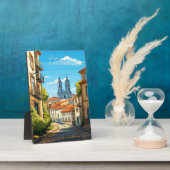 文字カスタムブラガポルトガル フォトプラーク (側面)