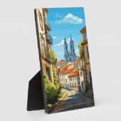 文字カスタムブラガポルトガル フォトプラーク (側面)