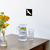 文字カスタムブラックゴールドフォイルプリントイーグル飛んでいる 箔ポスター (レイダウン (キッチン))