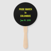 文字カスタムプライドハンドファン ハンドファン (裏面)