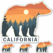 文字カスタムベアーフォレストスティッカー シール (正面)