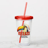 文字カスタムベリーズトゥーカン アクリルタンブラー (裏面)